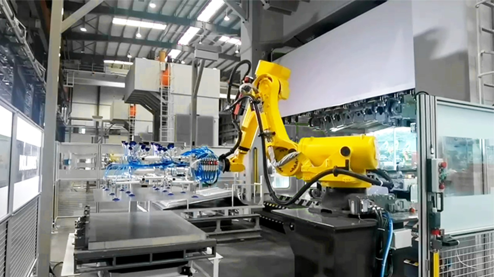 视觉引导钣金件上下料