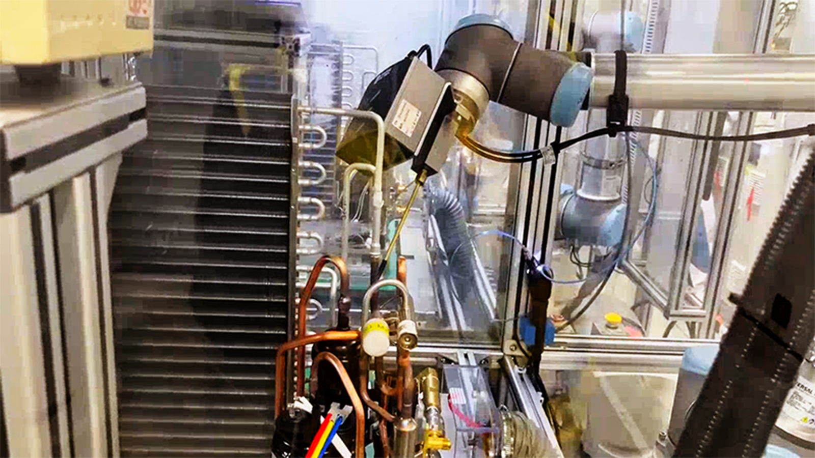 视觉引导空调卤检定位