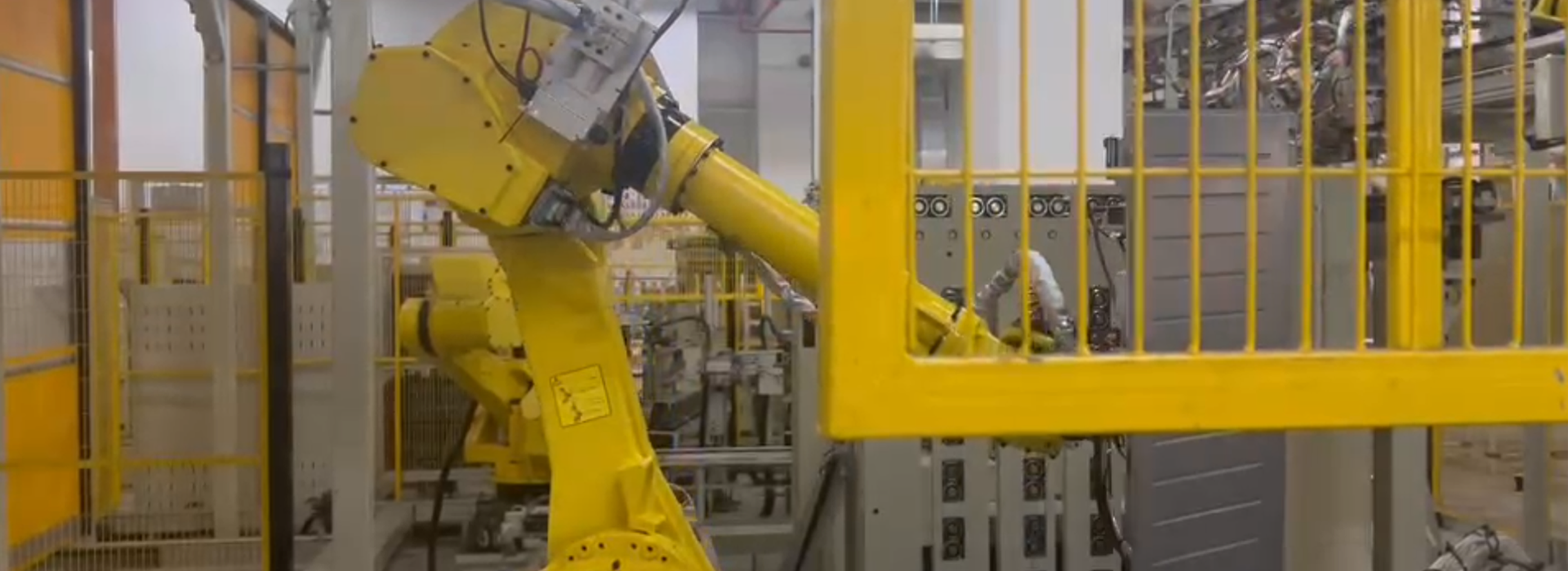 视觉引导空调外机钣金上料