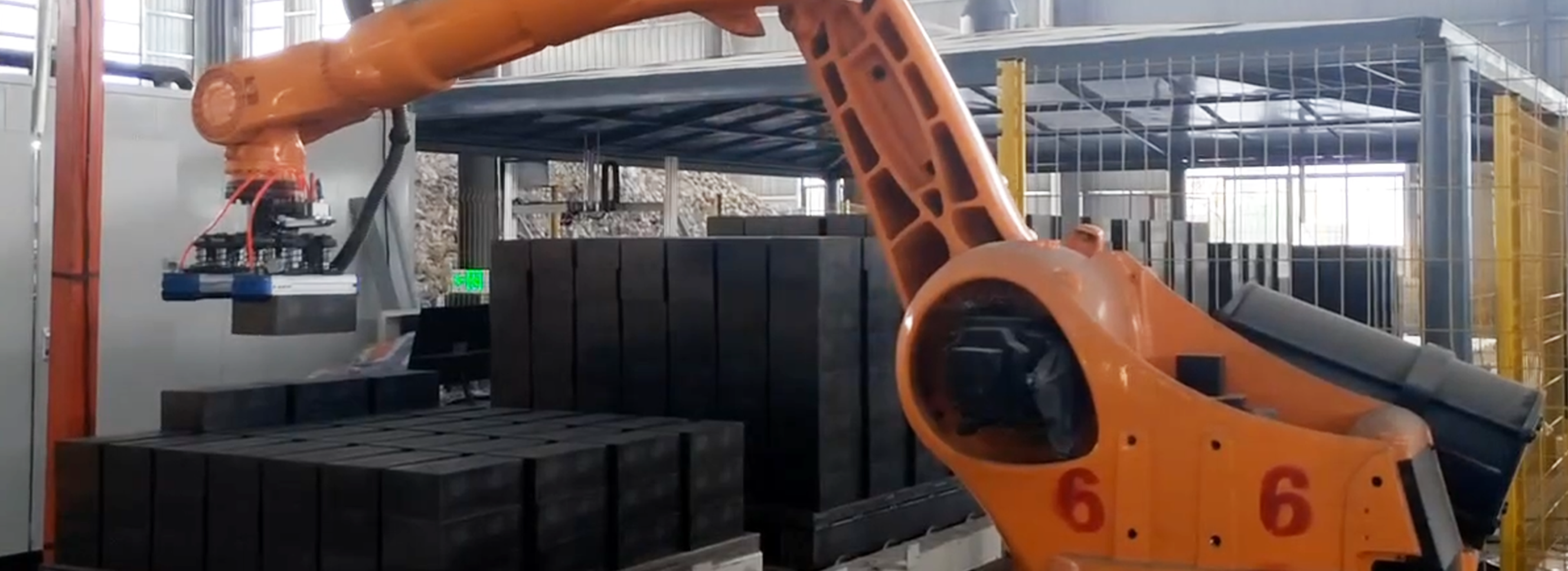 视觉引导耐火砖拆垛