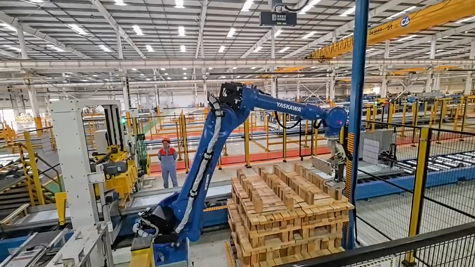 视觉引导木凳拆垛